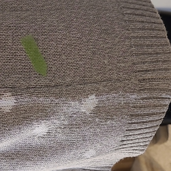 Karen Scott Gray Not Ugly Christmas Sweater Santa Plaid Sequin Cat Womens Small - Picture 11 of 13